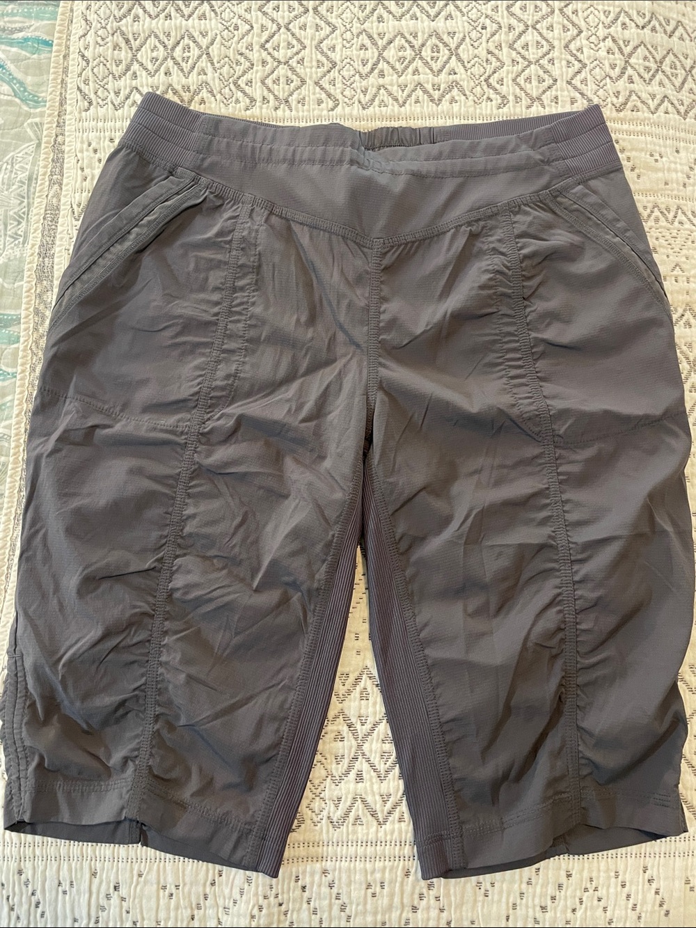 Women's Charcoal Gray Athletic Shorts